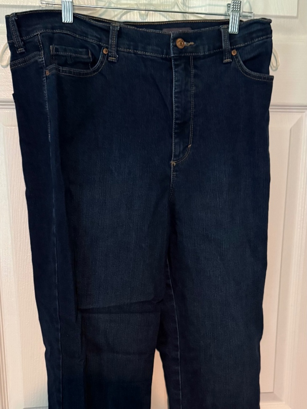 Gloria Vanderbilt Amanda Classic Jeans Dark Blue size 14